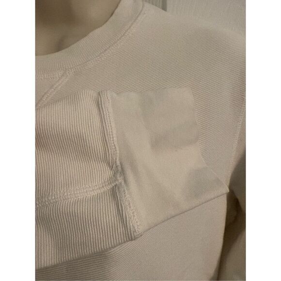 Everlane Cream Long Sleeve Crewneck Top. Size Small. EUC - Picture 4 of 5